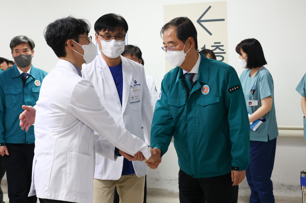 의사 집단행동 대비 응급의료센터 현장 점검