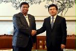 Hwang meets Philippine parliamentary leader