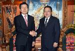 S. Korean PM meets Mongolian president