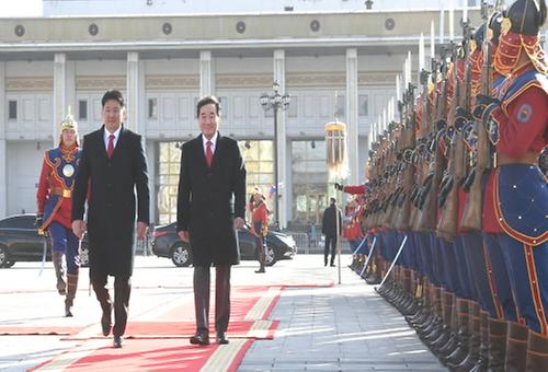 몽골 공식 환영식