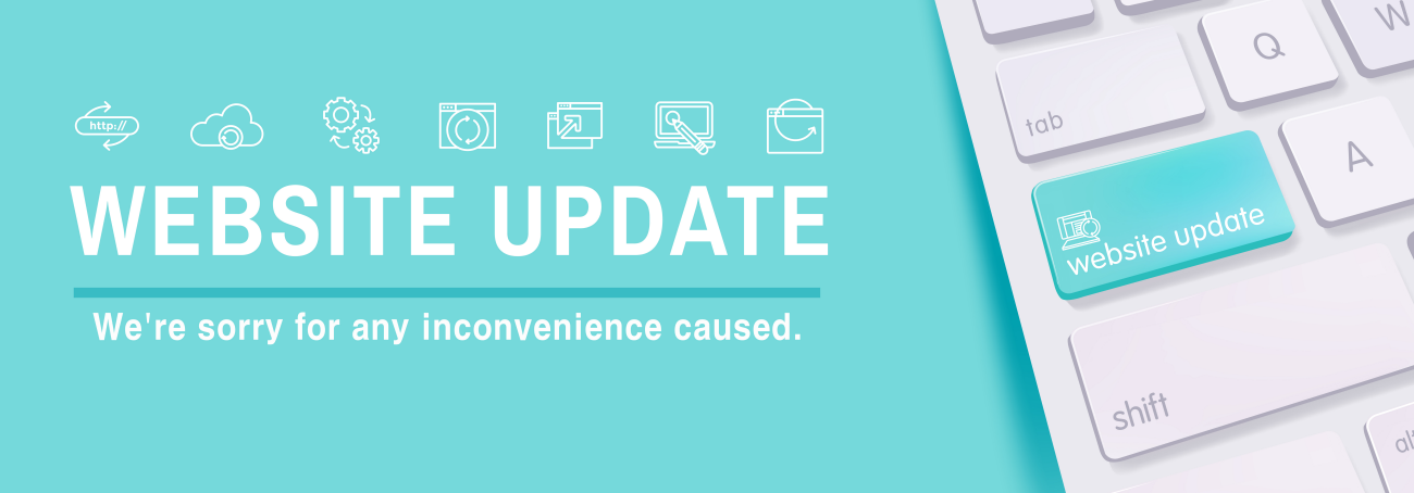 website update we're sorry for any inconcenience caused.