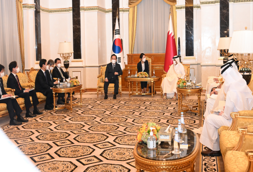 한-카타르 총리 회담