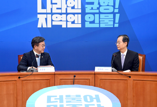 PM meets meets an interim leader of the ruling Democratic Party