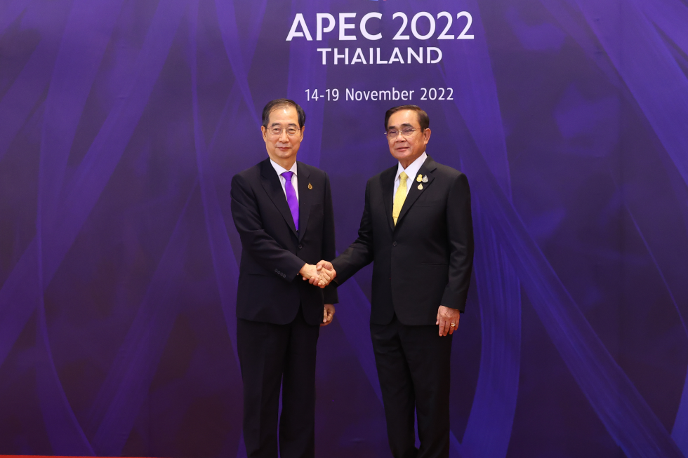 PM meets Thailand Prime Minister Prayuth Chanocha