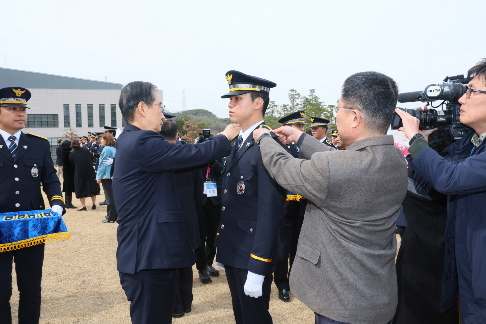 신임경찰 경위·경감 임용식