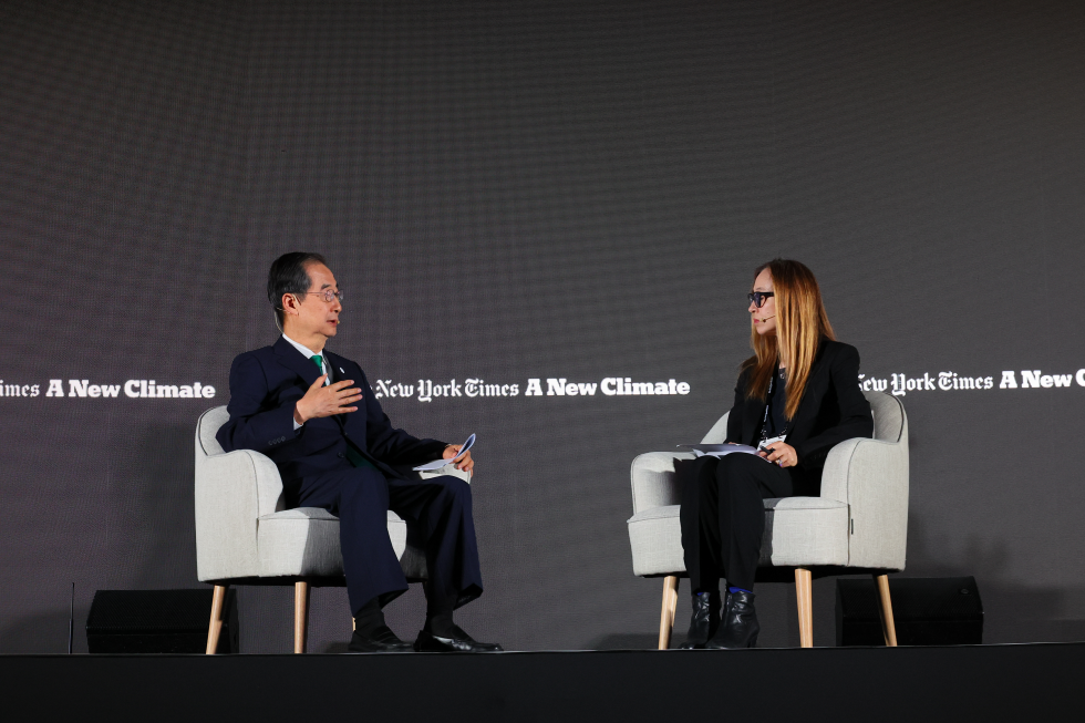PM talks about climate crisis with The New York Times
