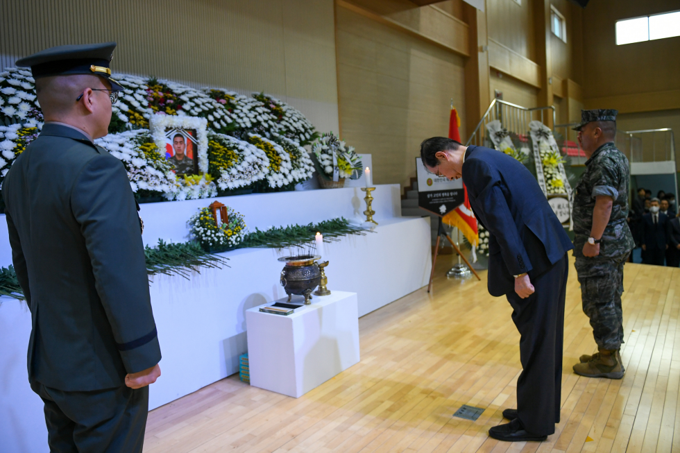 PM mourns death of Marine