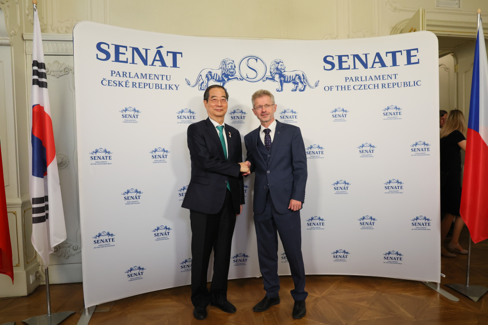 PM meets Czech Senate leader