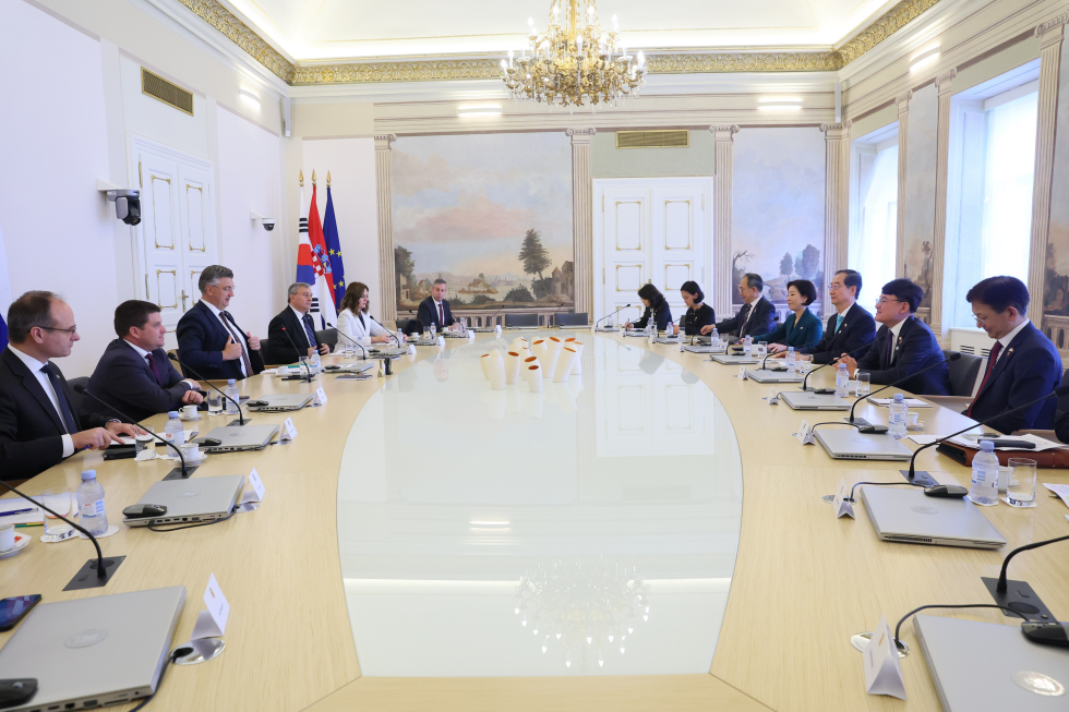 한-크로아티아 총리 회담