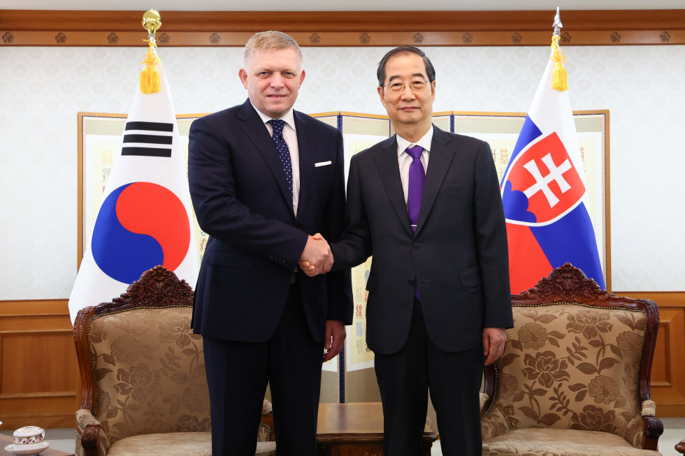  로베르트 피초 슬로바키아 총리 접견