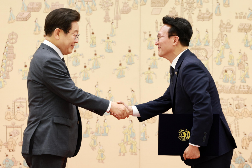 제49대 김민석 국무총리 임명장 수여식