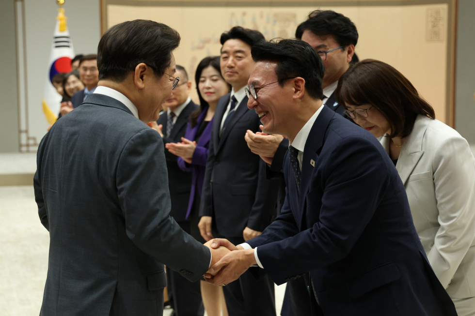 제49대 김민석 국무총리 임명장 수여식