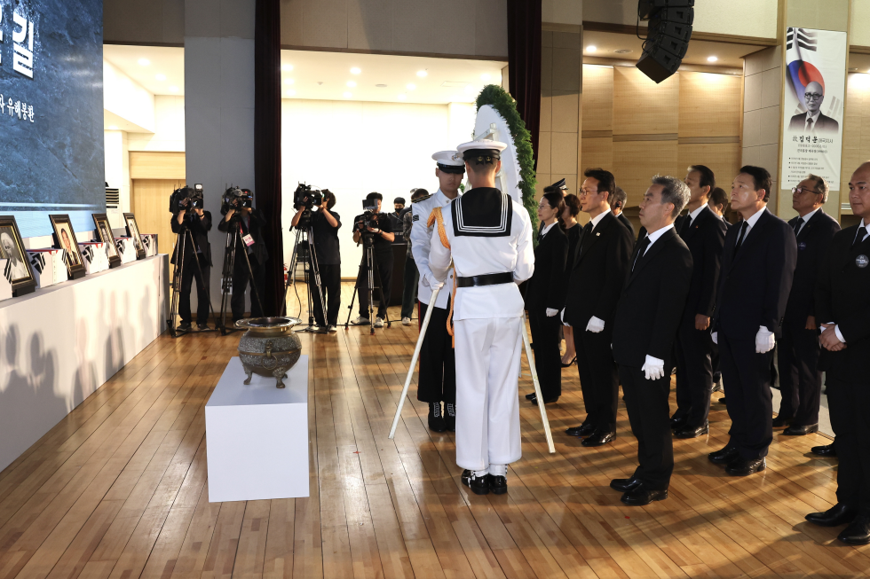 Remains of Korean independence fighter laid to rest