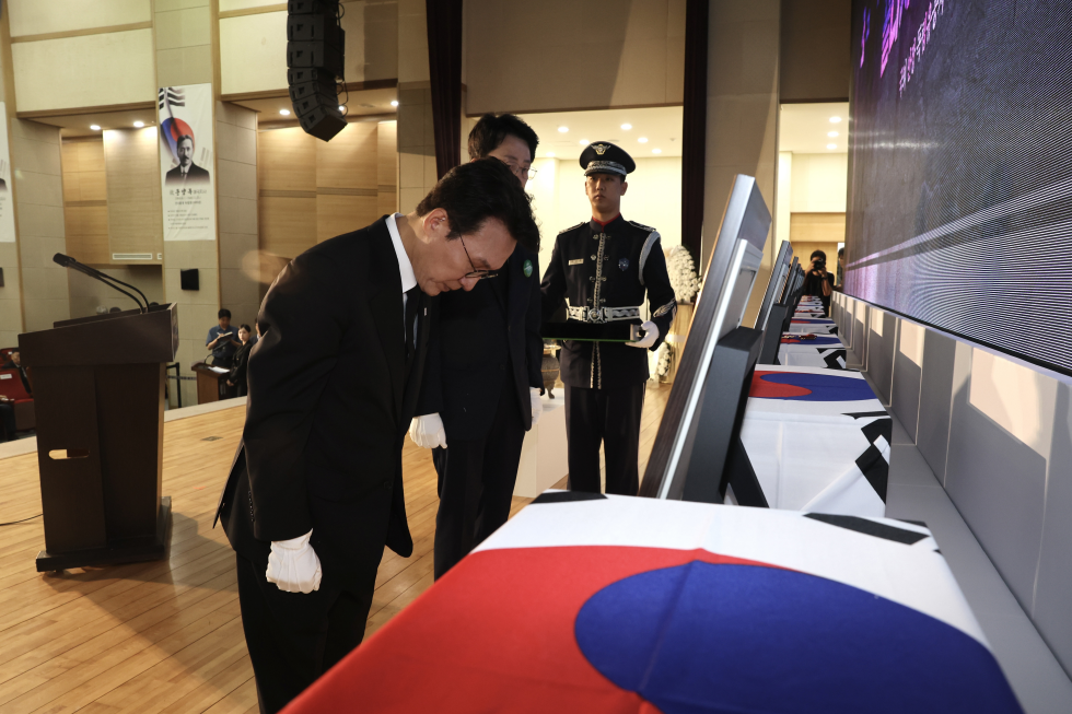 Remains of Korean independence fighter laid to rest