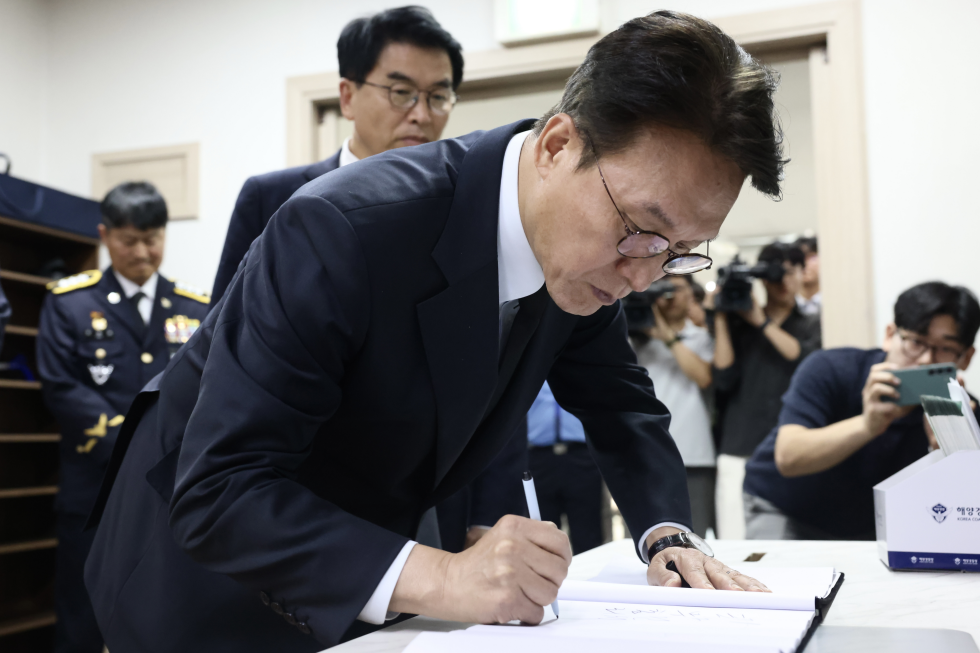 故 이재석 경장 빈소 조문