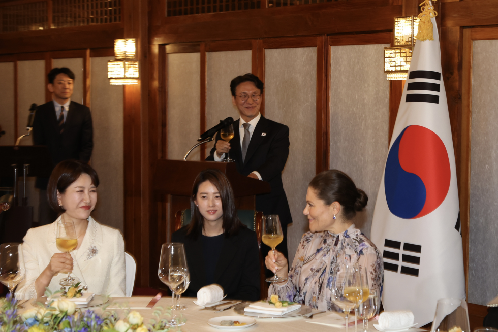 빅토리아 잉그리드 알리스 데씨리에 스웨덴 왕세녀 환영 만찬