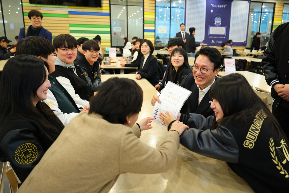 '천원의 아침밥' 식당 방문