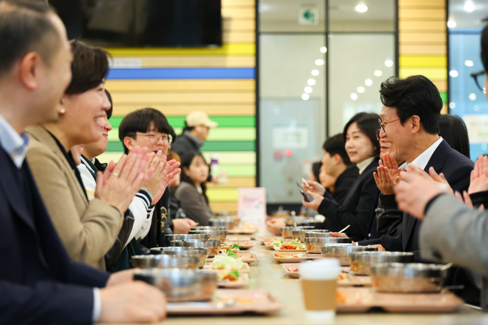 '천원의 아침밥' 식당 방문