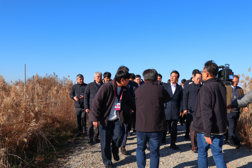 수도권 매립지 현장 방문