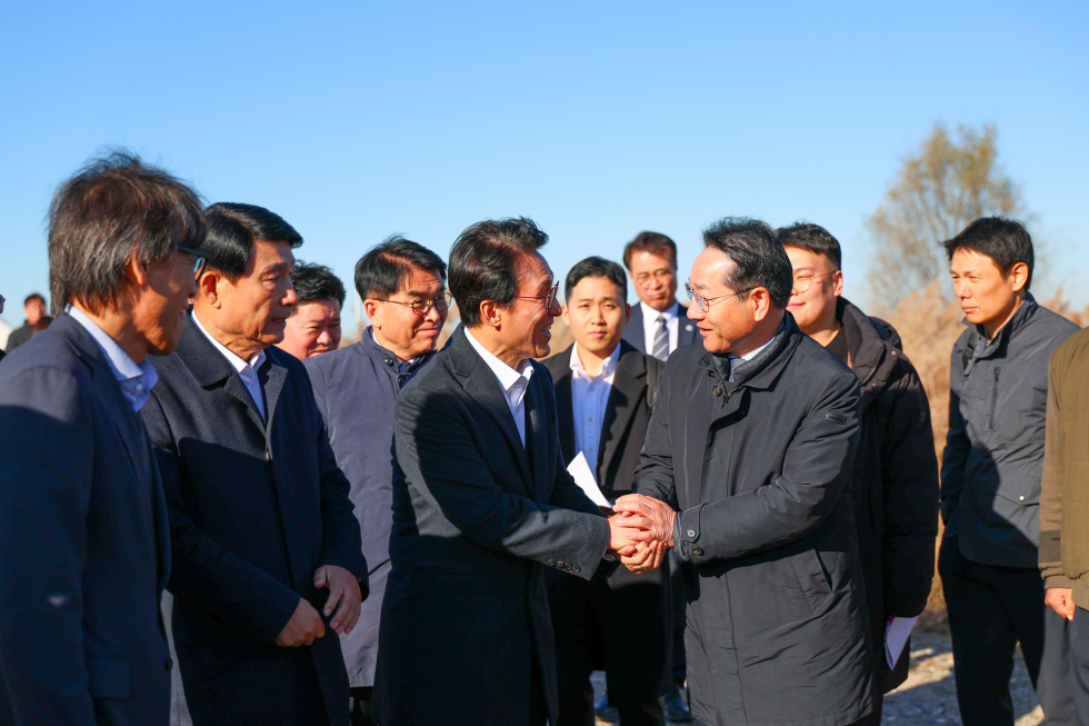 수도권 매립지 현장 방문