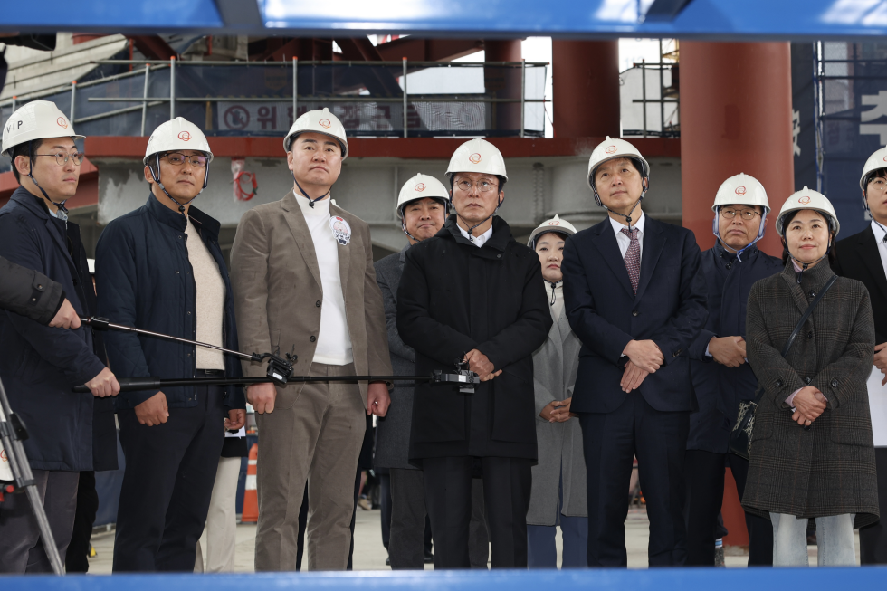 서울 아레나 복합문화시설 건립 현장 방문