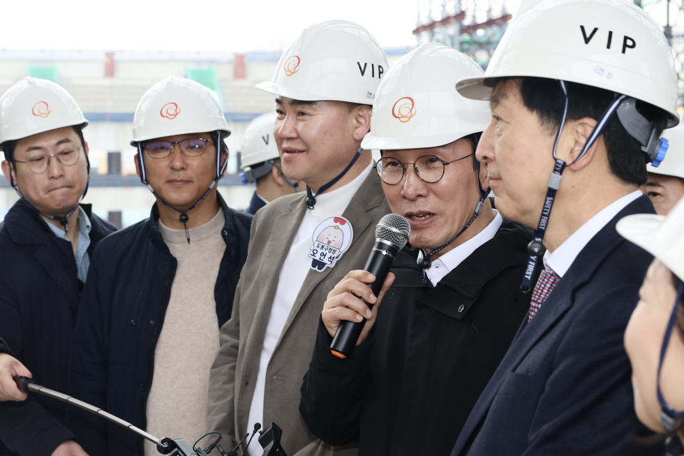 서울 아레나 복합문화시설 건립 현장 방문