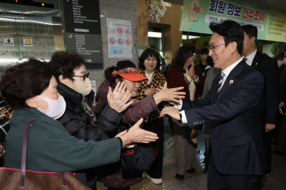 광주 빛고을 노인건강타운 현장방문