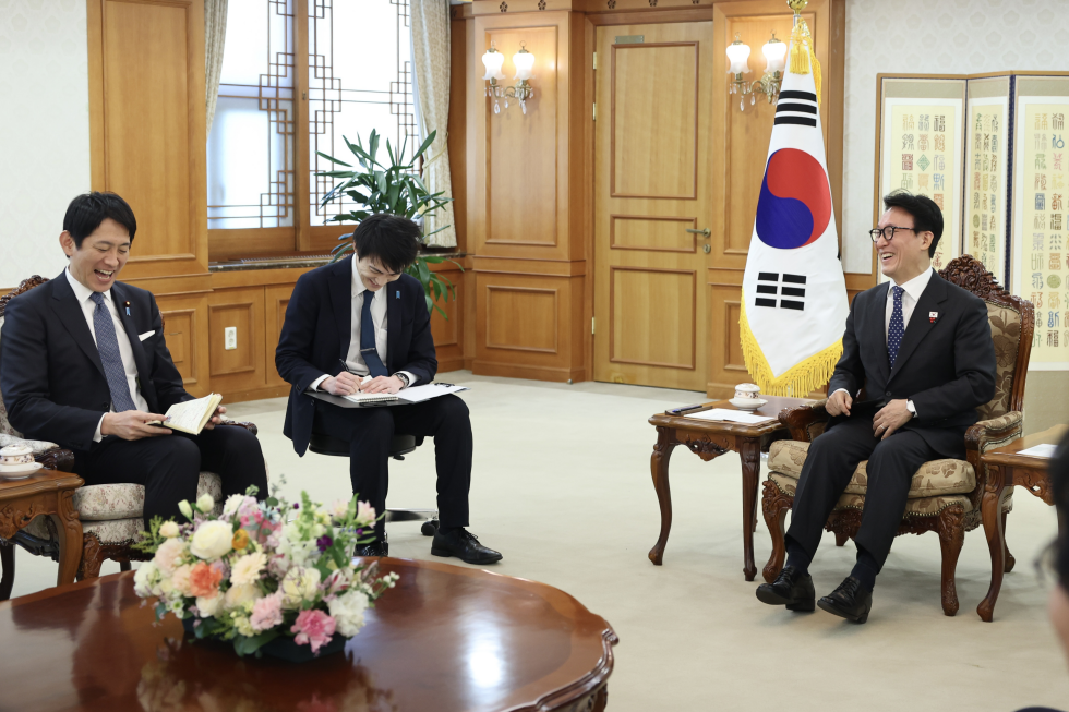 PM meets Takayuki Kobayashi, Chair of the Liberal Democratic Party Policy Research Council
