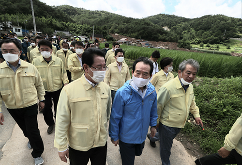 곡성 산사태 현장 점검