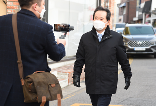 수능 응원 영상촬영 및 도보 출근