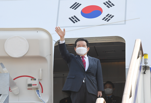 이란 방문 출국 행사
