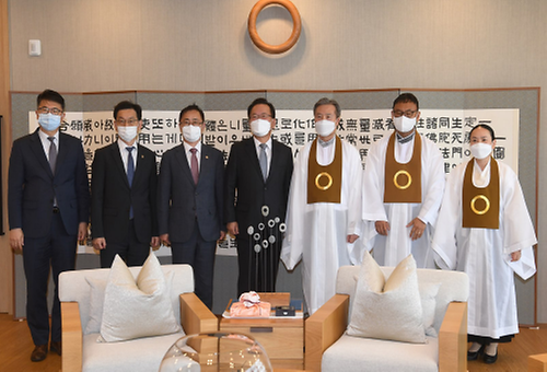 원불교 교정원장 예방