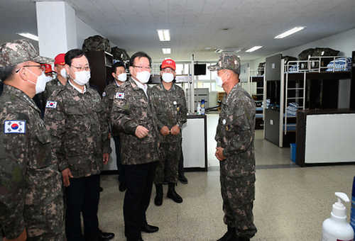 해군교육사령부 방문