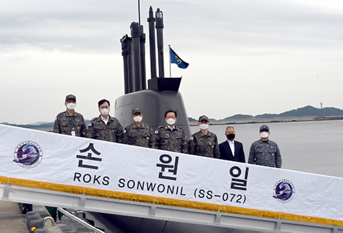 해군 잠수사령부 방문