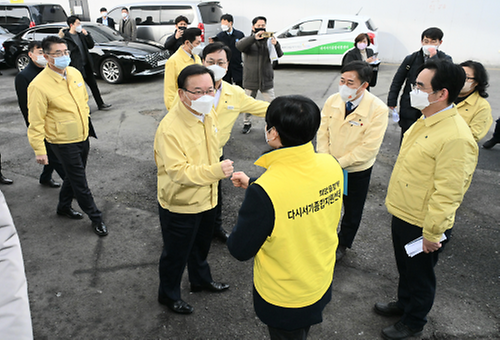 노숙인 백신접종 및 동절기 대책 현장점검