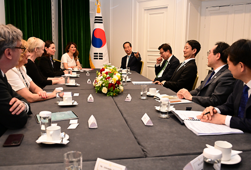 타티아나 마티치 세르비아 무역정보통신부장관 접견