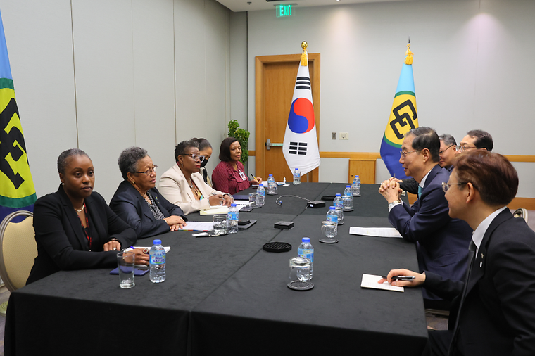 PM meets Secretary General of the Caribbean Community Carla Barnett