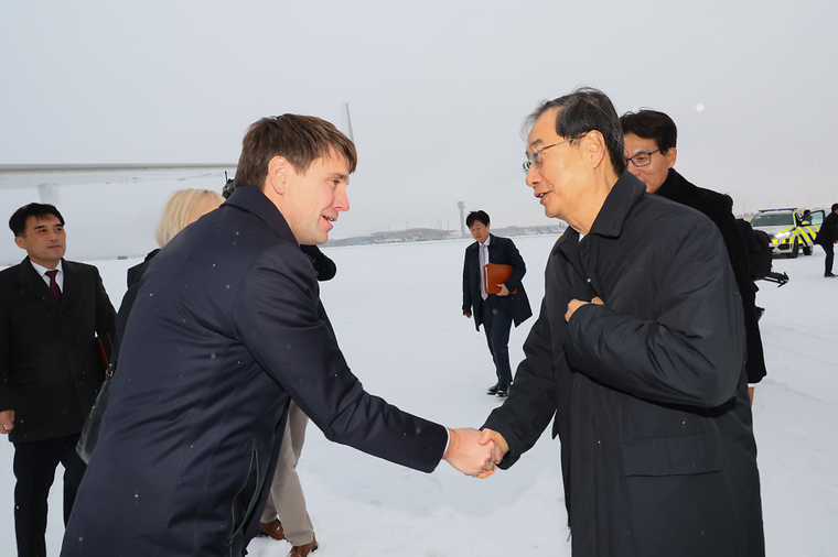 노르웨이 출국 환송 인사