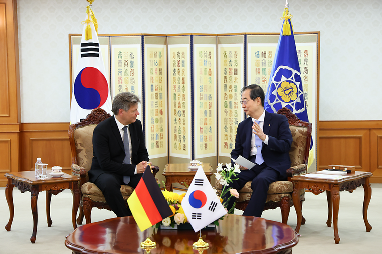 로버트 하벡 독일 부총리 접견