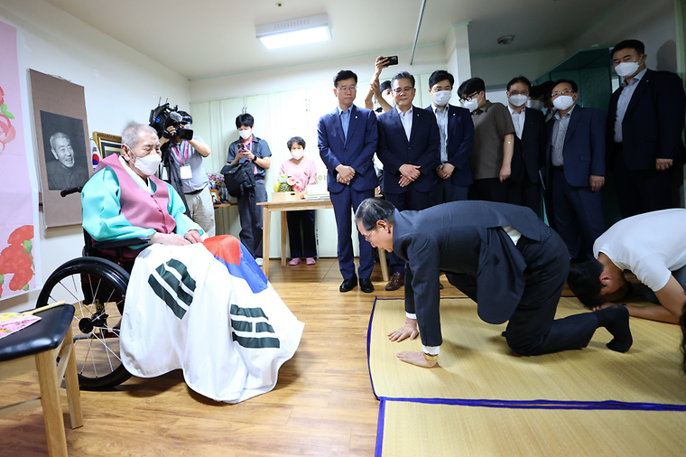 오성규 애국지사 위문