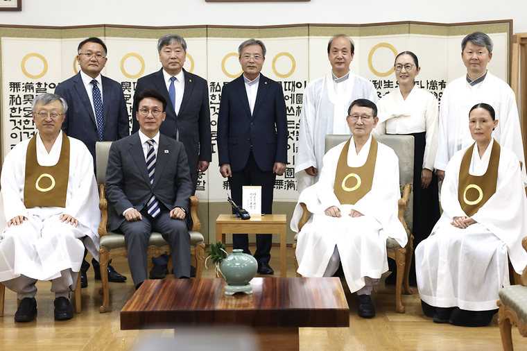 원불교 지도자 예방