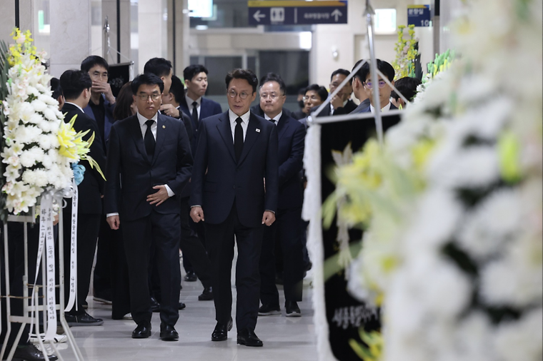 국가전산망 담당 행안부 공무원 빈소 조문