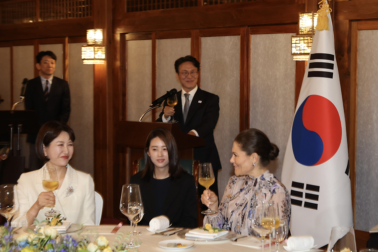 빅토리아 잉그리드 알리스 데씨리에 스웨덴 왕세녀 환영 만찬