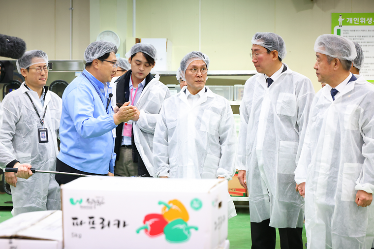 원주 로컬푸드 현장 점검