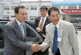 중국 LG 필립스 공장 시찰