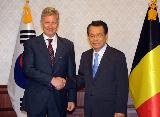 벨기에 왕세자 면담