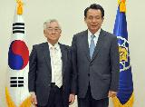 일본 노벨상 수상자 마스카와 도시히테 교수 접견