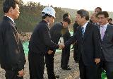 충남 부여군 금강 청남지구 현장 방문