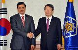 술탄 알 만수리 UAE경제부 장관 접견