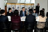 정 총리, 직원과의 떡국 오찬 주재